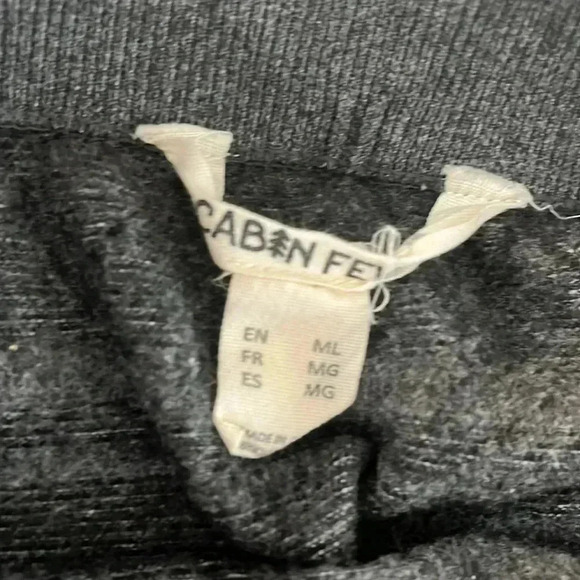 [ML/L25]Cabin Fever Insulated Gray Snowflakes  Legging- NWOT - Picture 2 of 3